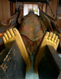 Nhật Bản: Bức tượng Bồ-tát Đại Tạng được mạ vàng dưới lòng bàn chân