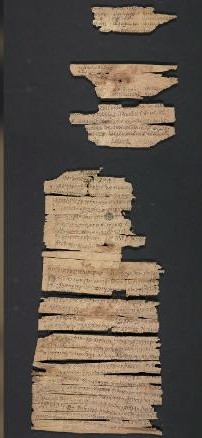 A portion of the Gandhara scroll from the Library of Congress.
