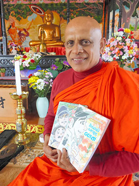 Srilanka: Nhà sư Thalangalle Somasiri xuất bản truyện tranh chống hạt nhân