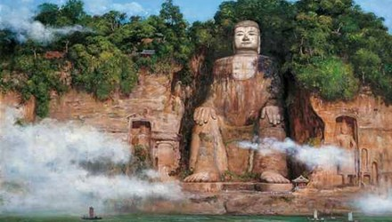 Tìm hiểu về tượng đá Lạc Sơn Đại Phật