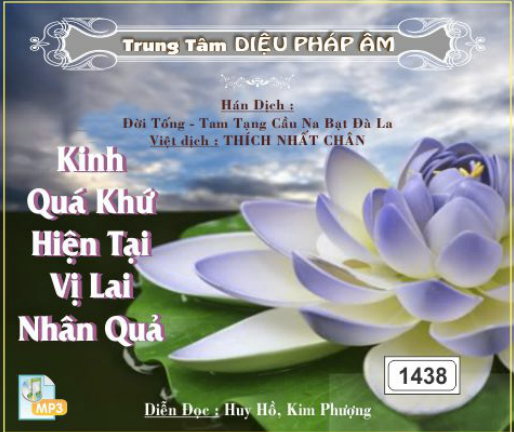 Kinh Quá Khứ Hiện Tại Vị Lai Nhân Quả 