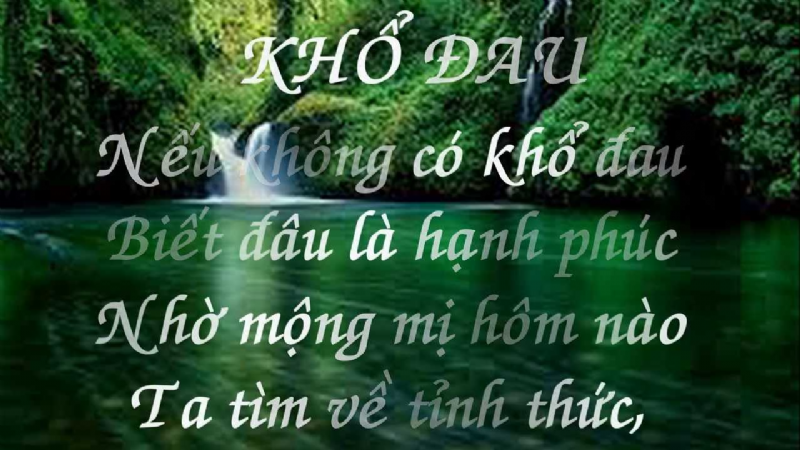 Ai Cũng Cần Có Khổ Đau