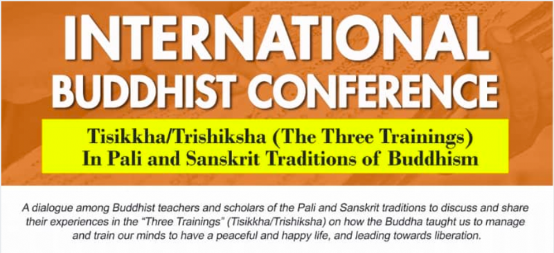 Ấn Độ: Hội nghị Phật giáo Quốc tế về Tam học theo truyền thống Pali và Sanskrit
