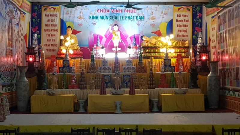 Bắc Ninh: Đại Lễ Phật Đản PL 2563, DL 2019 Chùa Vinh Phúc, Quan Độ, Yên Phong