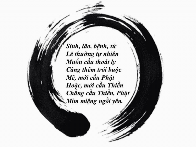 Bài kệ của Ni sư Diệu Nhân về Sống & Chết
