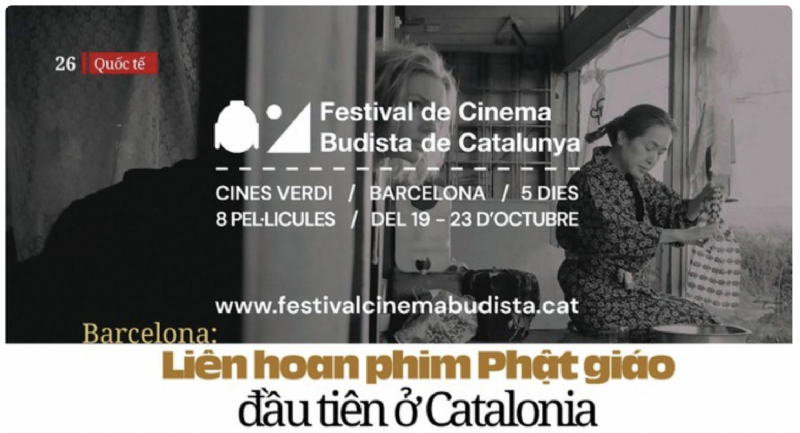 Barcelona: Liên hoan phim Phật giáo đầu tiên ở Catalonia