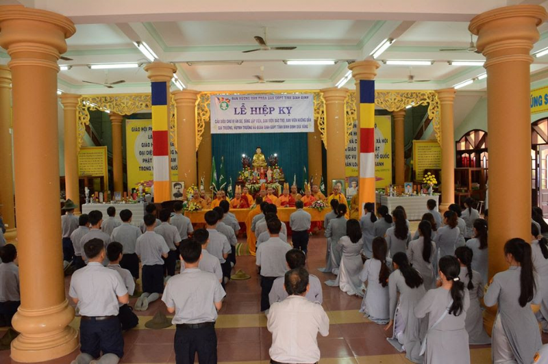 Bình Định: Lễ hiệp kỵ Gia Đình Phật Tử tỉnh năm 2019