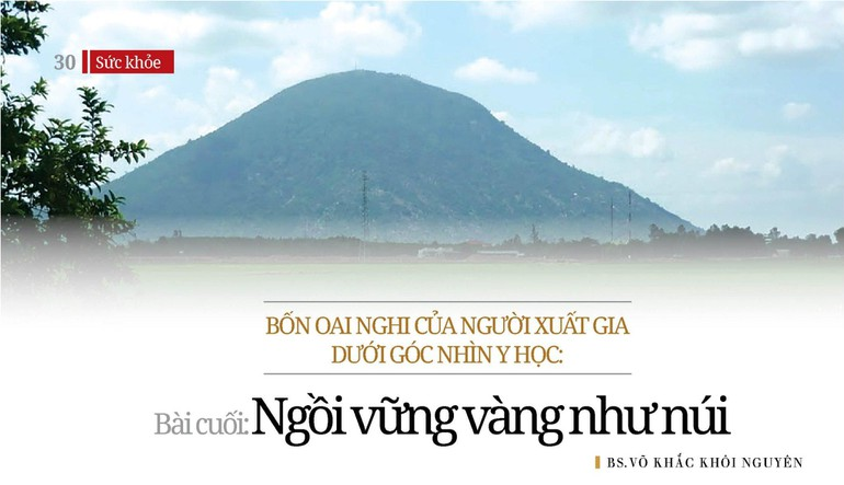 Bốn oai nghi của người xuất gia dưới góc nhìn y học - Bài cuối: Ngồi vững vàng như núi