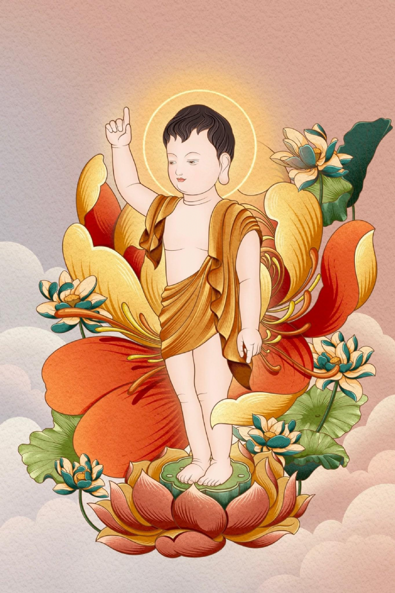 Cung đón Phật đản sinh 