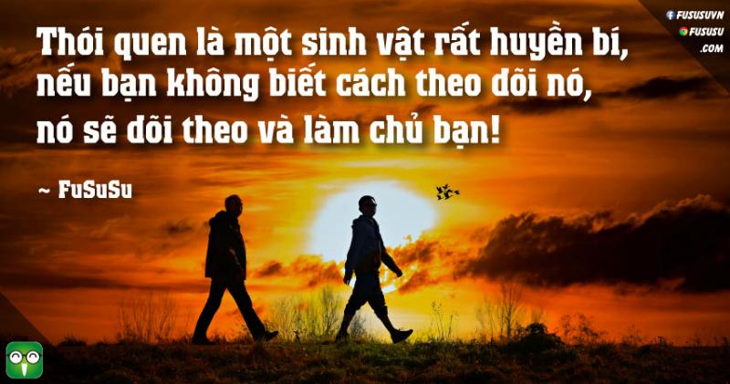 CUỘC CHIẾN ĐẤU VỚI CÁC THÓI QUEN.