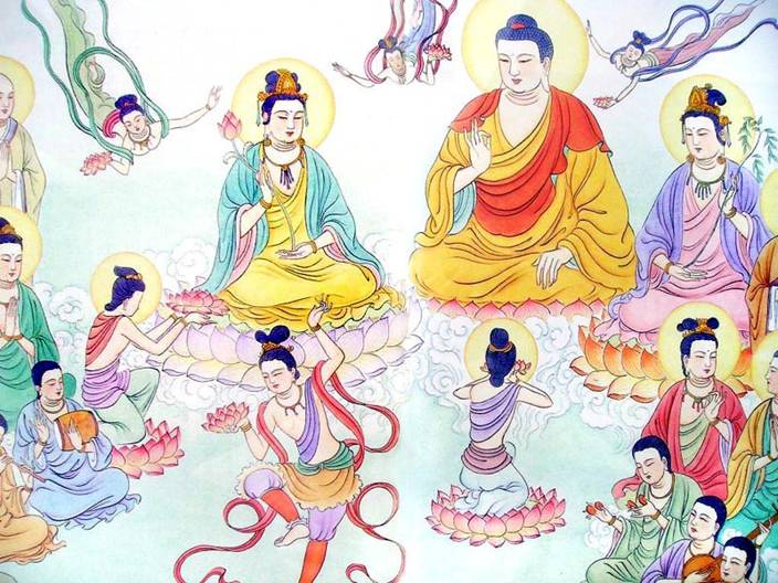 Diễn nghĩa kinh A Di Đà bản ngắn trong Phạn ngữ (P.4)