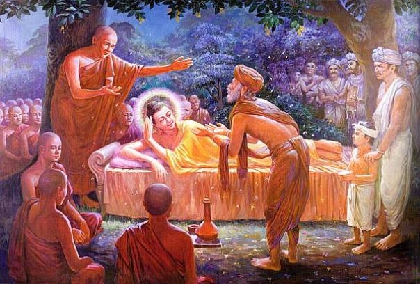 Đức Phật nhập Niết Bàn