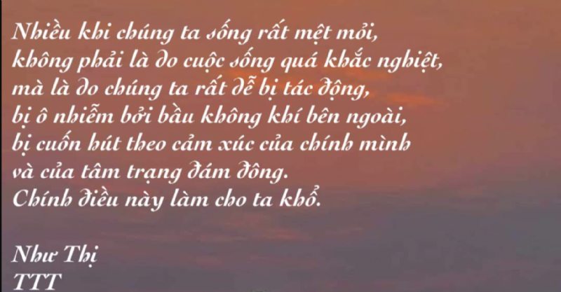 GẶP GỠ TRONG ĐỜI MỘT CHỮ DUYÊN