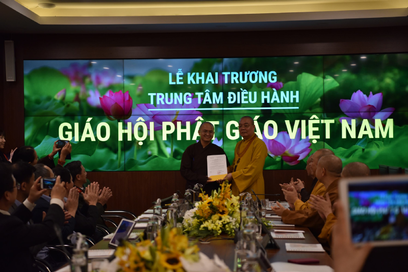 Khai trương Trung tâm điều hành điện tử Giáo hội Phật giáo Việt Nam