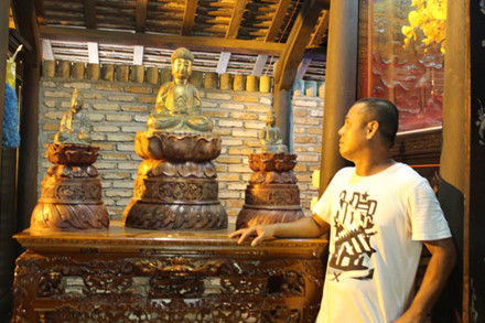 Khánh Hòa: Một người dân công bố bộ tượng Phật thời nhà Trần
