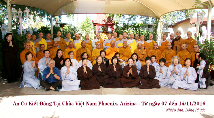 Hoa kỳ: Khóa Nghiêm Tu Kiết Đông tại Chùa Việt Nam Phoenix, Arizona