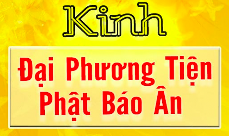 Kinh Đại Phương Tiện Phật Báo Ân
