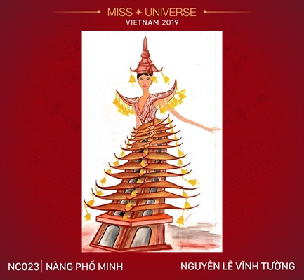 Mẫu thiết kế trang phục Nàng Phổ Minh: Xúc phạm biểu tượng Phật giáo