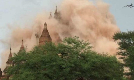 Myanmar: Động đất 6,8 độ Richter làm hư hại nhiều chùa chùa cổ