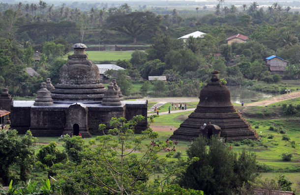 Myanmar: Nước lũ gây hư hại các ngôi chùa ở Mrauk-U