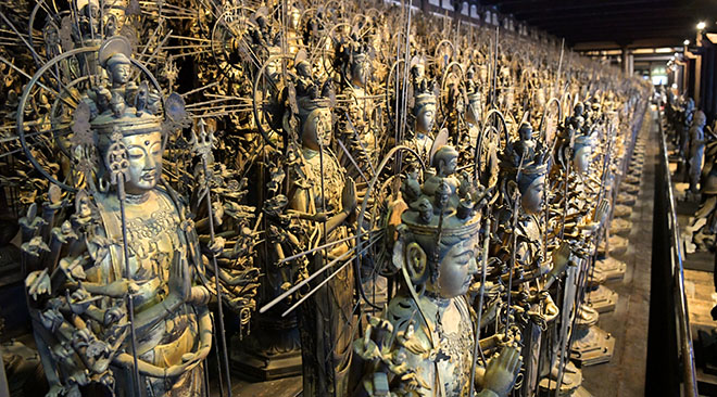 Nhật Bản: Tái hợp 1.001 tượng Phật cổ tại Kyoto