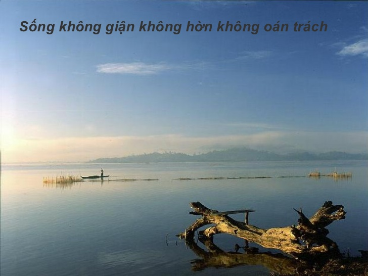 Oán hờn nên xả hay nên giữ?