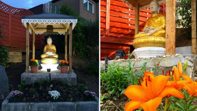 Scotland: Tượng Phật Chùa Dhammapadia Bị Đánh Cắp