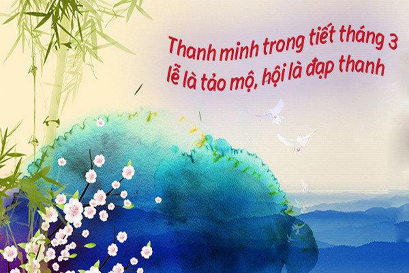 THANH MINH TRONG TIẾT THÁNG BA...