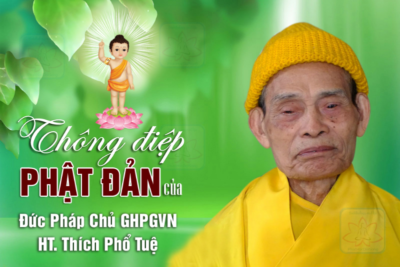 Thông điệp Phật đản PL.2562 của đức Pháp chủ Giáo hội PGVN