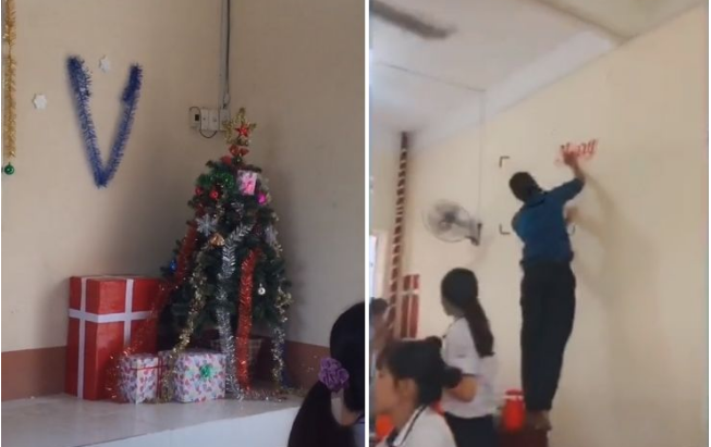 Tổ chức Noel trong trường học là vi phạm pháp luật