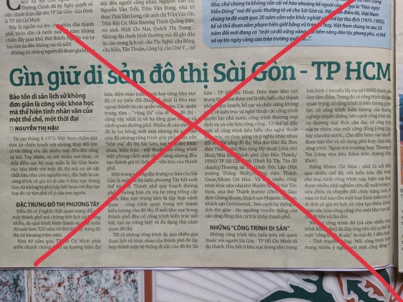 TỪ DỰ THẢO THÔNG TƯ QUẢN LÝ TIỀN CÔNG ĐỨC CỦA BỘ TÀI CHÍNH ĐẾN KIẾN NGHỊ GIỮ GÌN DI SẢN ĐÔ THỊ SÀI GÒN - TP.HCM