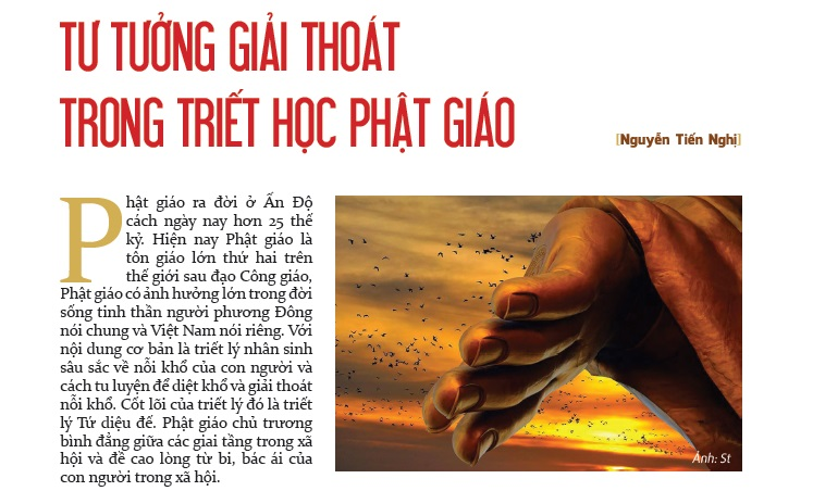 Tư tưởng giải thoát trong triết học Phật giáo