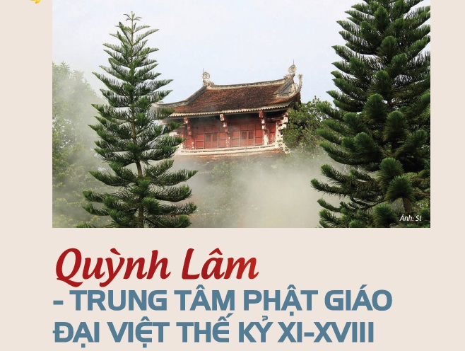 Tự viện Quỳnh Lâm - Trung tâm Phật giáo Đại Việt thế kỷ XI - XVIII